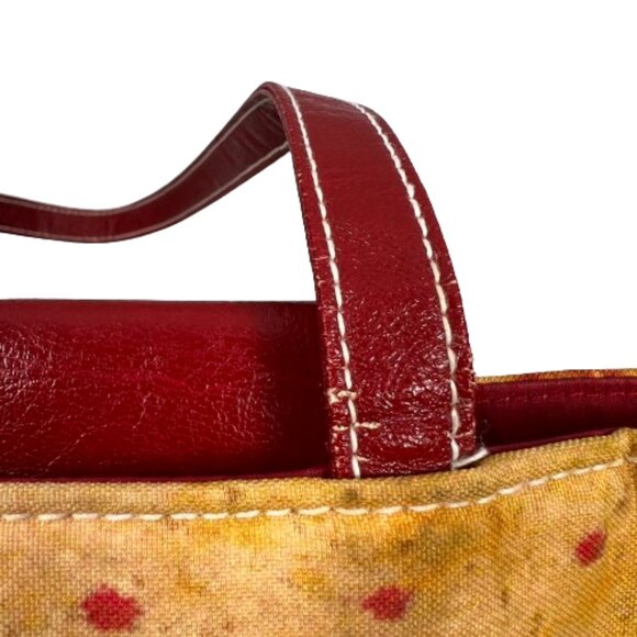 Ashley‎ M Women Embellished Patriotic Elvis Print Handbag Multicolor Beaded Flag - Picture 13 of 16